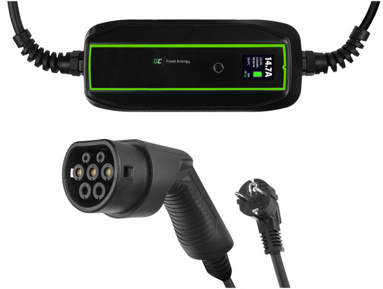 GC EV PowerCable 3,6kW Schuko - mobilni polnilnik Type 2 za polnjenje električnih avtomobilov in priključnih hibridov